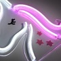 Dekorativní - LD 85025-70 NEON-UNICO LED nástěnné svítidlo motiv jednorožec, USB, šňůrový vypínač, dekorativní - LEUCHTEN DIREKT / JUST LIGHT - foto 4