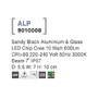 Nástěnná - NV 9010008 Venkovní nástěnné svítidlo ALP černý hliník a sklo LED Chip Cree 2x10W 220-240V 3000K 7st. IP65 - NOVA LUCE - foto 4