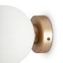 Dekorativní - M MOD321WL-01G1 Nástěnné svítidlo Basic form E14 40W bílá koule zlatý kov - MAYTONI - foto 4