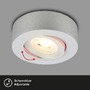 Bodová - BRI 7991014 LED vestavné / přisazené bodové svítidlo – pr.90mm, 5W, 230V, teplá bílá, nastavitelné, matný chrom - BRILONER - foto 4