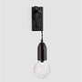 Dekorativní - NV 9536416 Nástěnné svítidlo VEDA černý kov a čiré sklo G9 1x6W 230V IP20 bez žárovky - NOVA LUCE - foto 4