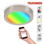 Kruhová - TF 309502TF TELEFUNKEN Smart LED přisazené svítidlo, pr. 22,5 cm, 18 W, matný nikl 309502TF - foto 4