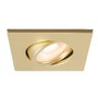 Pro zapuštěná svítidla - LA 1007194 UNIVERSAL DOWNLIGHT kryt pro downlight IP20, výkyvný, hranatý, matně zlatý - BIG WHITE (SLV) - foto 4