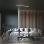 Dekorativní - BRILO 3718025 LED nástěnné a stropní svítidlo, 80,5 cm, 12 W, 700 lm, černá (starý kód: BRILO 3718-025) - BRILO - foto 4