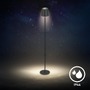 Stojací lampy - BRILO 1507015 Coloris RGBW LED stojanová bezdrátová lampa, stmívatelná, dotykový vypínač, antracit - BRILO - foto 4