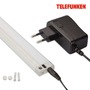Přisazená - TF 203104TF TELEFUNKEN svítidlo pod skříňku s čidlem, 50 cm, 8 W, 650 lm, stříbrná - BRILONER - foto 4