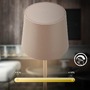 Stolní lampy dekorační - BRILO 7708011 BRILONER Bota stolní lampa - 1,8W, 120lm, nabíjecí, LED, stmívatelné, dotykový vypínač, teplá bílá, béžová 7708011 - foto 4