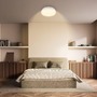 Kruhová - BRILO 3875016 Nikan stropní svítidlo pr.28,5 cm - 12W, 1200lm, LED, 3000K teplá bílá, bílé - BRILO - foto 4
