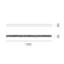Dekorativní - AR 0221010APP Calipso lineární samostatné 180 stropní - Bluetooth - ARTEMIDE - foto 4