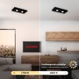 Bodová - BRI 3996025 LED CTS stropní svítidlo, 27 cm, 4W, 460lm, černá - BRILONER - foto 4