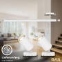 Lištové Briloner 230V - BRILO 8001026 Prodlužovací sada lištový systém 230V – 1x lišta 0,75 cm, 2 spoty GU10, bílé - BRILO - foto 4