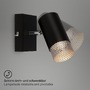 Bodová - BRI 2142015 Spot, 14,5 cm, 1x GU10, max. 9W, černá - BRILONER - foto 4