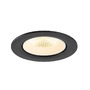 Kruhová - LA 1009725 NUMINOS® GIMBLE L Stropní vestavné svítidlo, 3000 K, 40°, IP20, kulaté, černé / bílé - BIG WHITE (SLV) - foto 4