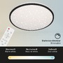 Kruhová - BRILO 3447-215 LED stropní svítidlo hvězdné nebe, pr. 49,2, 48 W, černá - BRILO - foto 4