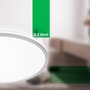 Kruhová - BRILO 3836014 Pulap A LED stropní svítidlo, třída A, přímé a nepřímé osvětlení, matný chrom - BRILO - foto 4