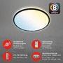 Kruhová - BRILO 3064-015 Hvězdné nebe CCT LED stropní svítidlo, pr. 33,3 cm, 24 W, 2500 lm, černá - BRILO - foto 4