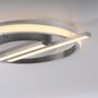 Kruhová - LD 14130-55 KORSA LED stropní svítidlo stříbrné paměťová funkce SimplyDim 3000K - JUST LIGHT - foto 4
