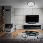 Kruhová - BRI 3456-215 LED stropní svítidlo hvězdné nebe, pr. 38 cm, 24 W, černá - BRILONER - foto 4