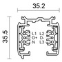 Lišty a příslušenství IVELA - IMPR 710501 Deko-Light 3-fázový kolejnicový systém - D Line DALI přisazená kolejnice 1m, černá - LIGHT IMPRESSIONS - foto 4