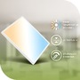 Hranatá - BRILO 3886016 AKCE - Tava A svítidlo LED panel 42x42 cm - 14W, 3000lm, energetická třída A, stmívatelné, CCT, bílé - BRILO - foto 4