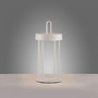 Na stůl - LD 19300-16 ANSELM LED stolní lampa na baterie bílá 28cm dotykový stmívač IP44 zahradní svítidlo 2700K - JUST LIGHT - foto 4