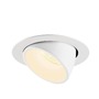 Kruhová - LA 1006057 NUMINOS® GIMBLE XL zápustné stropní svítidlo bílé 3000 K 20° - BIG WHITE (SLV) - foto 4
