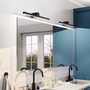 K zrcadlu - RED R13853 LUISA 60 nástěnná černá 230V LED 12W IP54 3000K - RED - DESIGN RENDL - foto 4