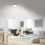 Kruhová - BRI 3351015 LED stropní svítidlo, pr. 28,5 cm, 13 W, černá-bílá (starý kód: BRI 3351-015) - BRILONER - foto 4