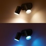 SmartHome Paul Neuhaus - PH 50632/30/P7 Hue Fugato Bluetooth SVÍTIDLO BODOVÉ 2xGU10 5,7W 350lm 2000-6500K, černá - PHILIPS HUE (915005761401) - foto 4