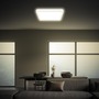 Hranatá - BRILO 7516416 Tava LED stropní svítidlo, ploché, přímé a nepřímé osvětlení, 1900 lm, 16 W, bílé, 24x24 cm - BRILO - foto 4