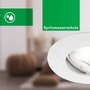 Kruhová - BRILO 7989036 3ks sada LED vestavné bodové svítidlo EEK A 90mm, nastavitelné, ploché, 2W, 4000K, bílé - BRILO - foto 4