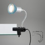 Stolní lampy s klipem - BRI 2989-010P Ukončená výroba  Flexibilní svítidlo se svorkou 34 cm 1xGU10 3W 250lm titan-modrá - BRILONER - foto 4