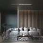 Dekorativní - BRILO 3717-025 LED nástěnné a stropní svítidlo, 135 cm, 24 W, 1400 lm, černá - BRILO - foto 4