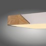 Hranatá - LD 14289-16 BILA LED stropní svítidlo hranaté bílé dřevodekor nadčasový design 3000K - JUST LIGHT - foto 4