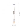 Dekorativní - LD 13572-16 DIY Závěsné svítidlo - lano, námořnický design s uzlem - LEUCHTEN DIREKT / JUST LIGHT - foto 4