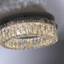 Dekorativní - LD 15204-17 LED lustr stropní svítidlo chrom s křišťalovými přívěsky 3-krokové-stmívač krokově stmívatelné 3000K - JUST LIGHT - foto 4