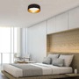 Kruhová - BRILO 3482-015 LED stropní svítidlo hvězdné nebe, pr. 32 cm, 12 W, černá-zlatá - BRILO - foto 4