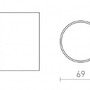 Downlight - RED R13496 CONNOR stropní bílá/černá 230V LED GU10 10W - RED - DESIGN RENDL - foto 4