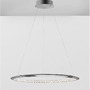 Kruhová - NV 9364039 Závěsné svítidlo NETUNO chromovaný hliník křišťál LED 32W 230V 3000K IP20 stmívatelné - NOVA LUCE - foto 4