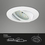 Kruhová - BRI 7209-036 3ks sada LED vestavné svítidlo, pr. 8,2 cm, 4,8 W, bílé - BRILONER - foto 4