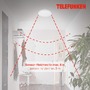 Kruhová - TF 601604TF TELEFUNKEN LED stropní svítidlo s čidlem, pr. 29 cm, 12 W, bílé-titan - BRILONER - foto 4