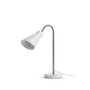 Stolní lampy pracovní - RED R13905 ANIKA stolní matná bílá matný nikl 230V E27 40W - RED - DESIGN RENDL - foto 4