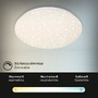 Kruhová - BRILO 3373-016 LED stropní svítidlo hvězdné nebe, pr. 28 cm, 15 W, bílé - BRILO - foto 4