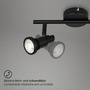 Koupelnová - BRI 2992025 LED bodové svítidlo 27,5 cm 2xGU10 4,8W 400lm černá (starý kód: BRI 2992-025) - BRILONER - foto 4