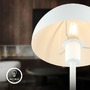 Stolní lampy dekorační - BRILO 7671016 Pura stolní lampička - s vypínačem, E14 patice, bílá - BRILO - foto 4