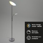 Stojací lampy - BRILO 1205025 BRILONER Suda LED stojanová lampa, s lampičkou na čtení, CCT, stmívatelná, antracit 1205025 - foto 4