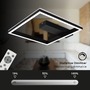 Hranatá - BRILO 3736-015 RGB CCT LED stropní svítidlo, 57cm, 20 W, 1800 lm, černá - BRILO - foto 4