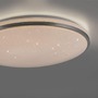 Kruhová - LD 14295-55 LED stropní svítidlo KYLE, ocel, kruhové, stmívatelné, hvězdné nebe, 49 cm, krokově stmívatelné, 3000K - JUST LIGHT - foto 4