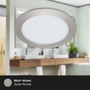 Kruhová - BRI 7286012 LED vestavné svítidlo, pr. 17 cm, 12 W, matný nikl (starý kód: BRI 7286-012) - BRILONER - foto 4