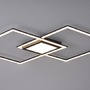 Hranatá - LD 14695-18 ASMIN LED stropní svítidlo 106x37cm, černá, ploché, paměťová funkce, panel 3000K - LEUCHTEN DIREKT / JUST LIGHT - foto 4